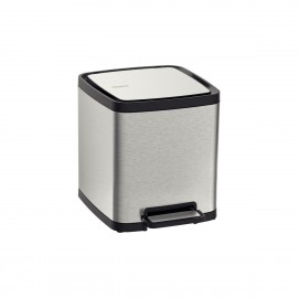 Lixeira Octos em Ao Inox com Balde Removvel e Pedal 10 L Tramontina 